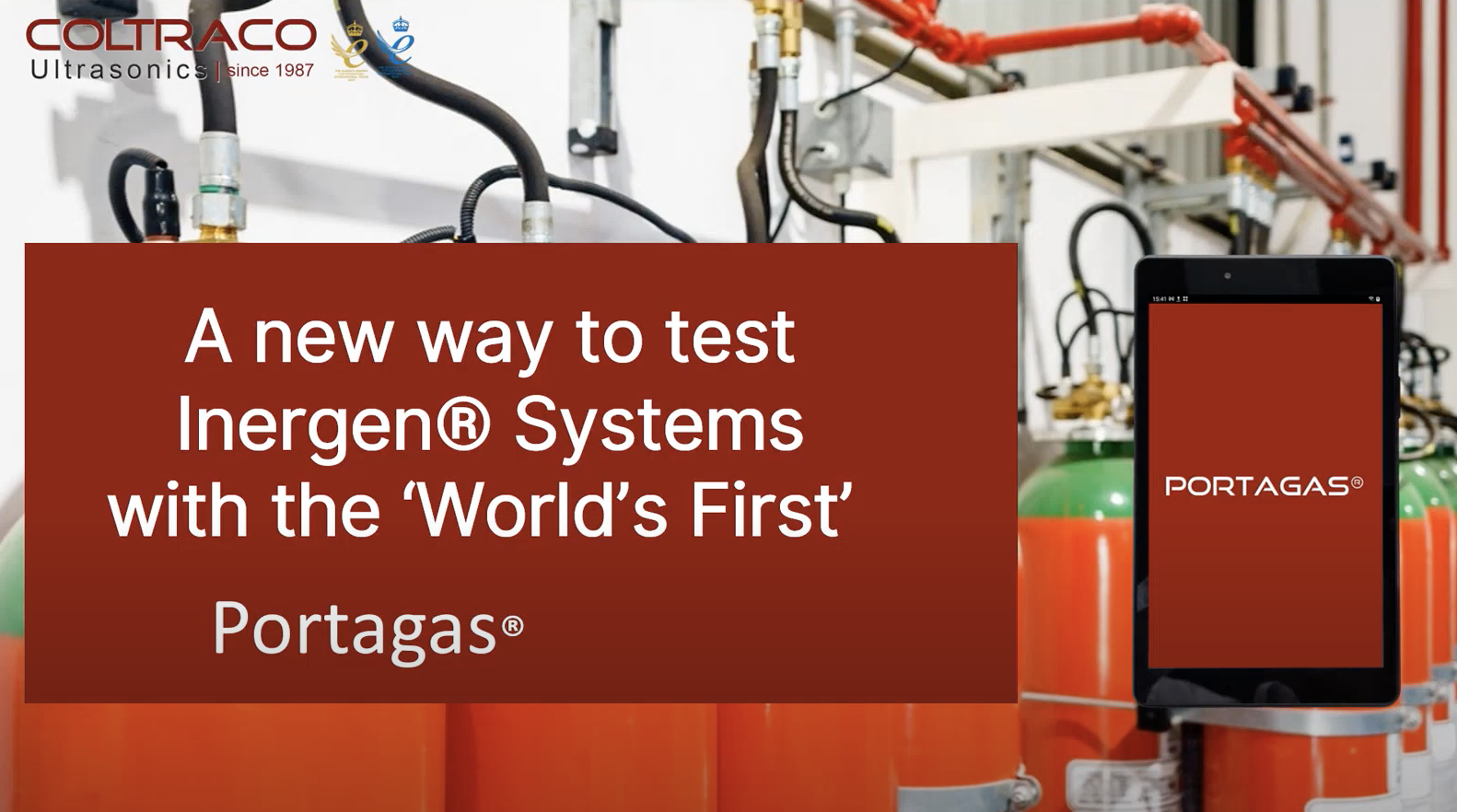 Webinar - “A new way to test Inergen® Systems with the 'World's First' Portagas®"