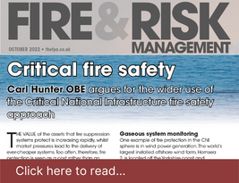 The Fire Protection Association publish our article on "The wider use of the Critical National Infrastructure fire safety approach" - October 2022 | Coltraco